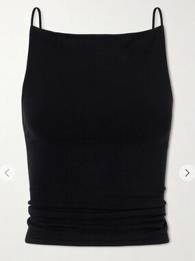 St. Agni Open-back TENCEL™ Lyocell-blend top